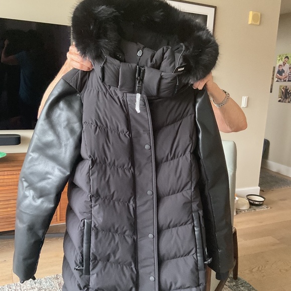 Rudsak winter coat. Size Sm.  Style L123535. Elsa.  Color black - Picture 1 of 2